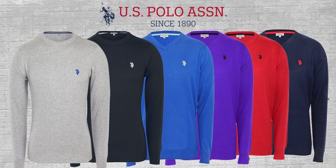 Lehké elegantní svetry U.S. Polo Assn.: 2 střihy