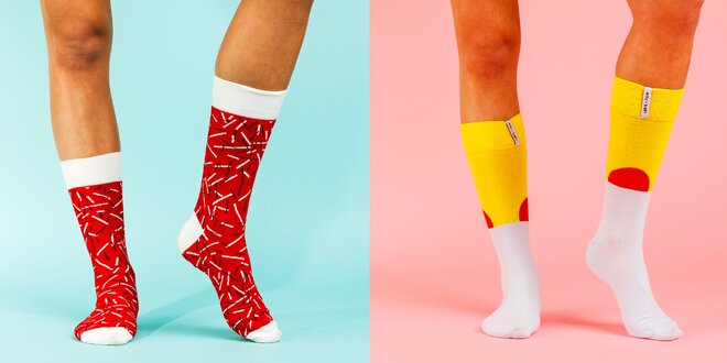 Designové ponožky LØVE+FUN SOCKS