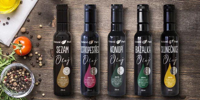 Rostlinné oleje lisované za studena