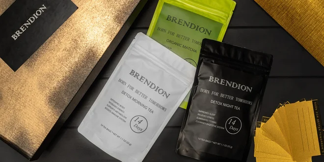 Detoxikační čaje a matcha v luxusním balení