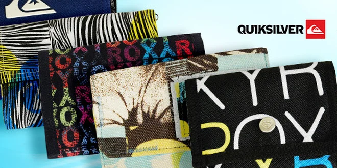 Značková peněženka Quiksilver nebo Roxy