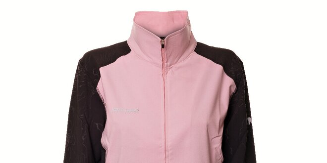 Dámská světle růžová softshellová bunda Northland s šedými rukávy
