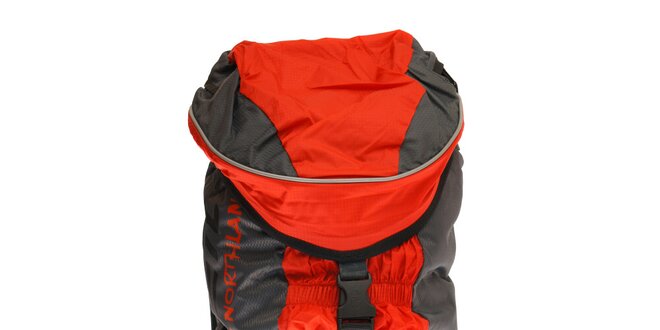 Červeno-šedý sportovní batoh Northland