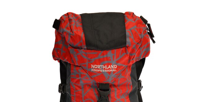 Červeno-černý sportovní batoh Northland