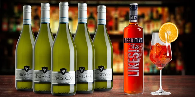 Namíchejte si drink: sety Spritzu a 3 lahví prosecca