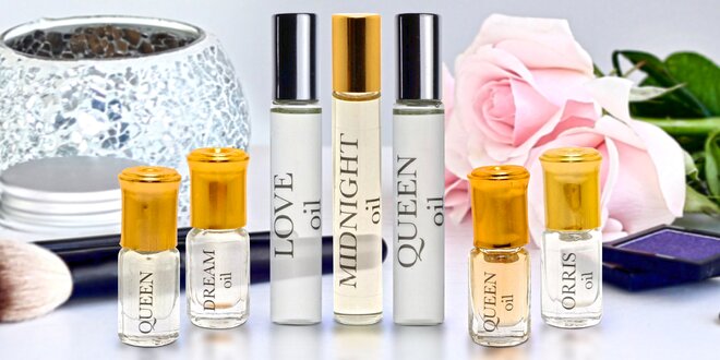 Smyslné olejové parfémy z Orientu: 3 nebo 10 ml