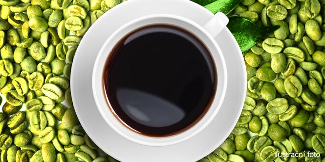 500 g čerstvě mleté zelené kávy Santos z Brazílie