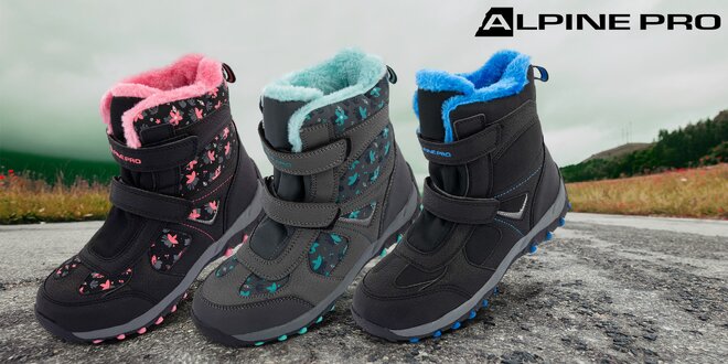 Dětské zimní boty Alpine Pro s kožíškem: 3 barvy