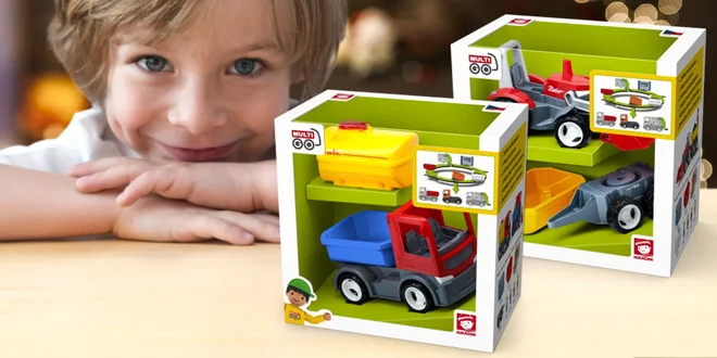 Autíčka pro Igráčka: traktor i popelářský vůz