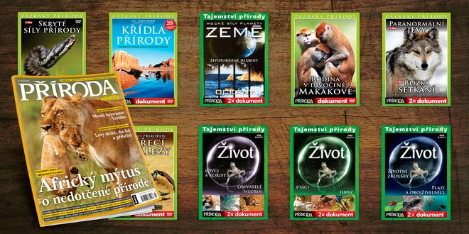 Sady přírodopisných DVD pro zvídavé jedince