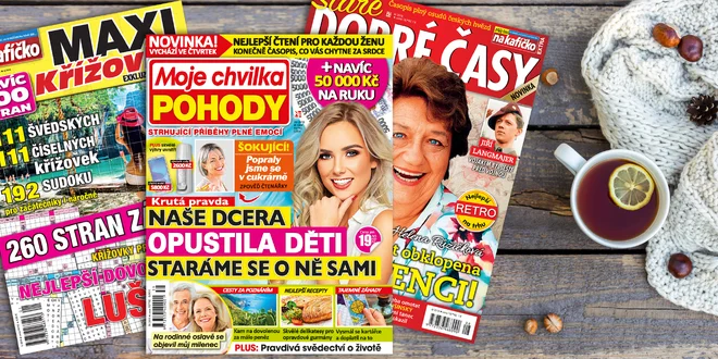 Předplatné časopisu Moje chvilka pohody s bonusy