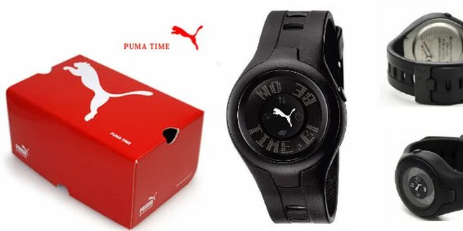 1290 Kč za sportovní pánské hodinky Puma Blockbuster s dotykovým ovládáním
