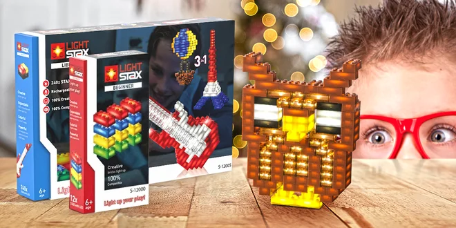 Svítící stavebnice Light Stax pro děti od 6 let