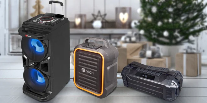 Přenosné aktivní reproduktory C-TECH Impressio