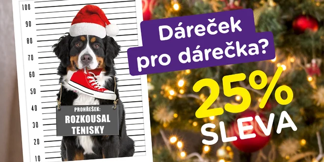 Sleva 25 % na nákup libovolné věci z Pet Center