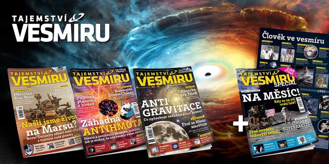 Kompletní ročník 2018 časopisu Tajemství vesmíru