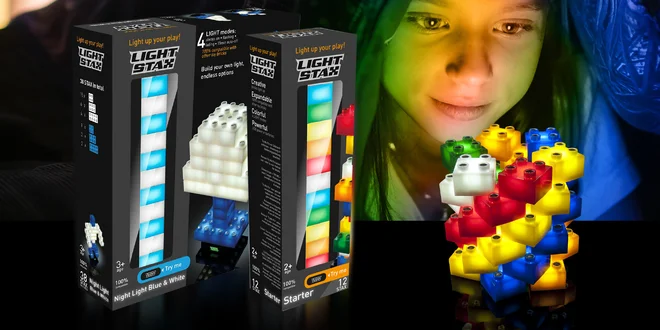 Svítící stavebnice Light Stax pro děti od 2 let