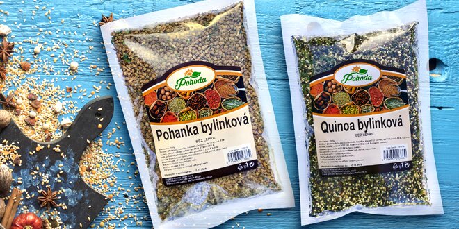 Rychlý oběd: ochucená quinoa, kroupy a pohanka