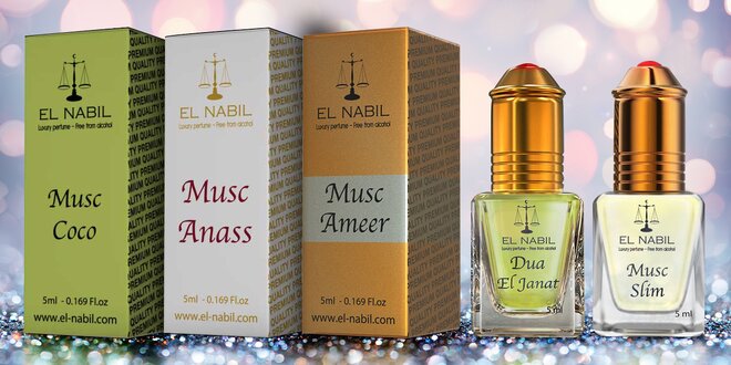 Orientální parfémy El Nabil z Dubaje