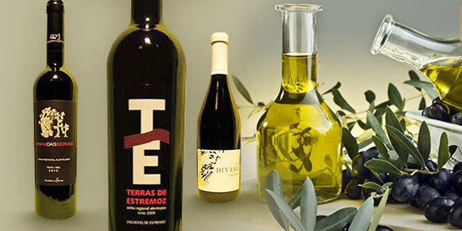 Balíčky portugalských vín a delikates