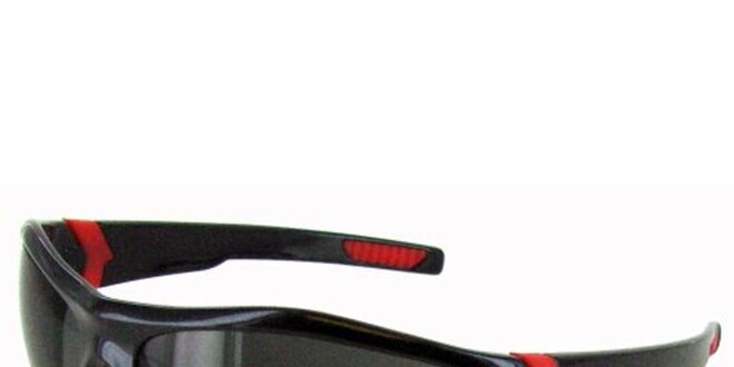 Černé sluneční brýle s červenými neonovými detaily Timberland