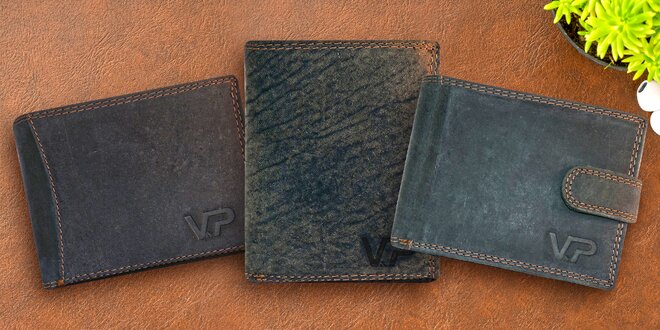 Pánské kožené peněženky z buvolí kůže