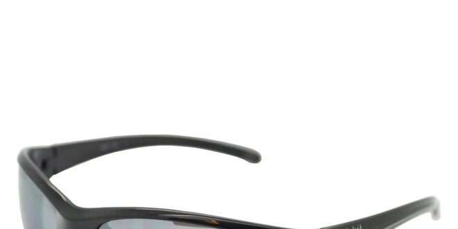 Černé sluneční brýle Timberland s modrým zatmavením