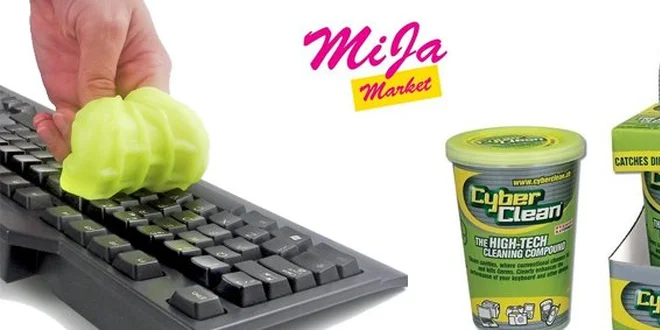 69 Kč za čistící hmotu Cyber Clean na PC, mobily a další elektroniku