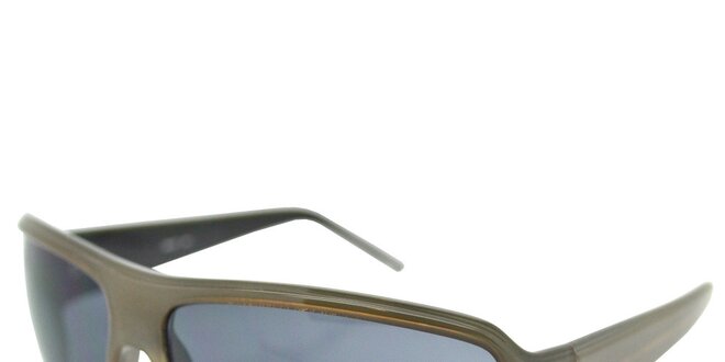 Hnědo-béžové sluneční brýle s tmavě šedými skly Timberland