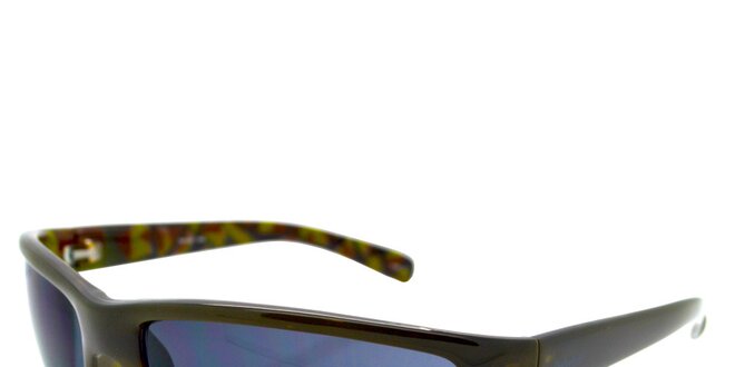 Zeleno-šedé sluneční brýle s maskáčovými detaily Timberland