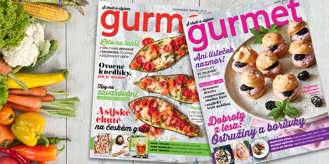 Roční předplatné kulinářského časopisu Gurmet