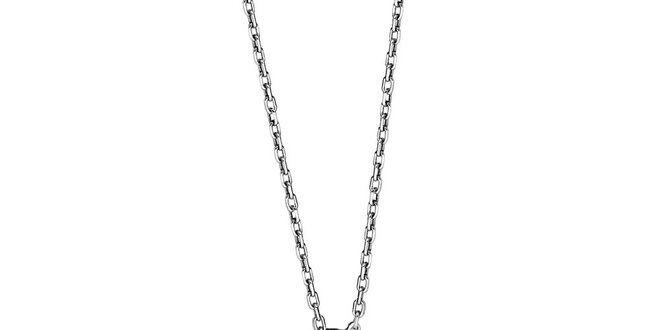 Dámský stříbrný náhrdelník ve tvaru srdce Giorgio di Mare
