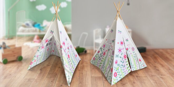 Teepee z hypoalergenního materiálu pro děti