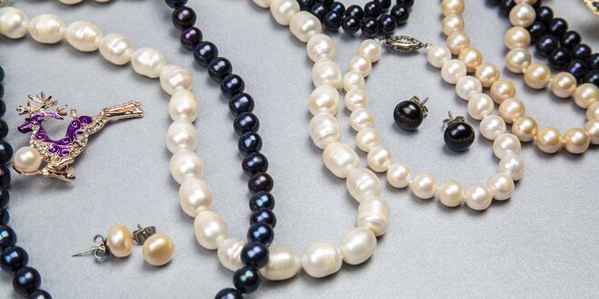 Šperky z pravých sladkovodních perel s certifikátem