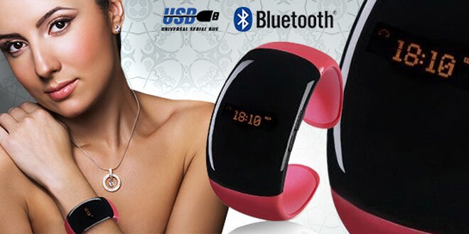 Elegantní digitální hodinky s Bluetooth