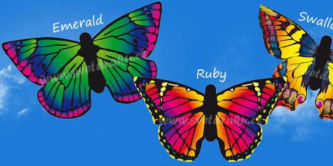Dětský drak Motýl - výběr ze tří druhů