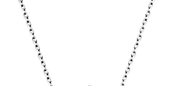 Dámský náhrdelník s černou disko koulí Giorgio di Mare