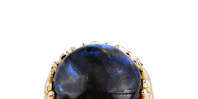 Dámský pozlacený prsten s labradoritem Giorgio di Mare