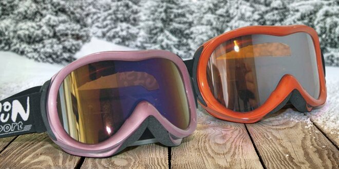 Brýle na lyže či snowboard s nemlžící úpravou