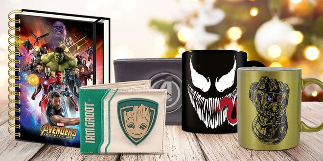Dárky s motivy hrdinů ze světa Marvel