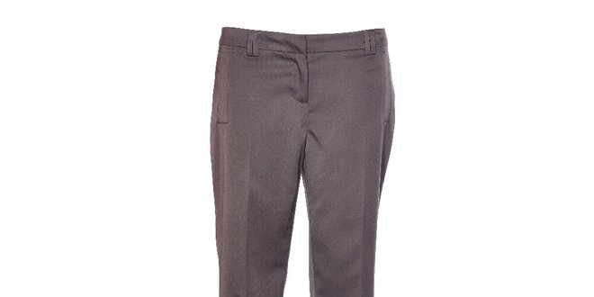 Dámské šedé společenské kalhoty Vero Moda s puky