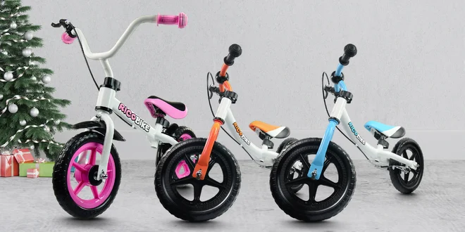 Lehká variabilní odrážedla pro malé cyklisty