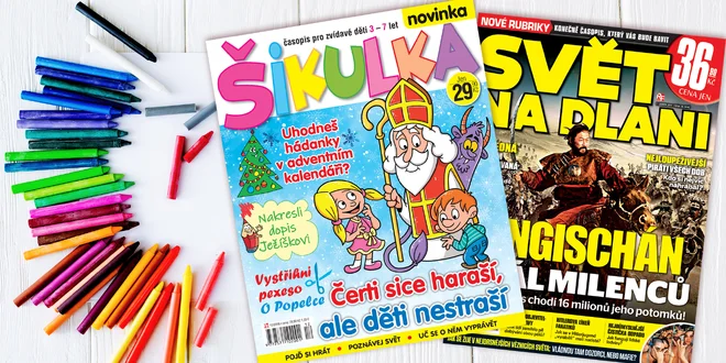 Předplatné Šikulka a el. verze Svět na dlani