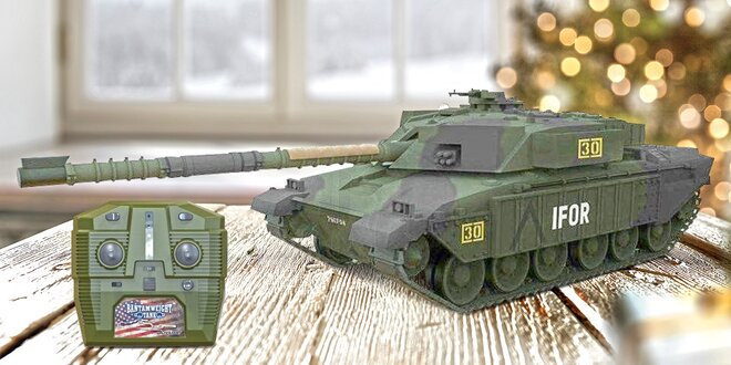Realistické modely tanků na dálkové ovládání