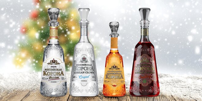 Skvělý dárek: exkluzivní vodka Russian Crown