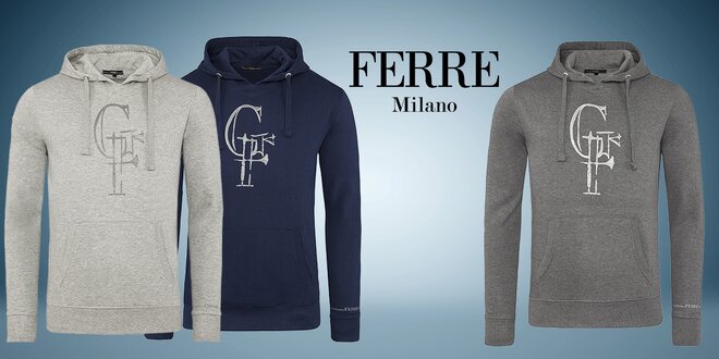 Pánské mikiny na zip nebo s kapucí Gianfranco Ferré