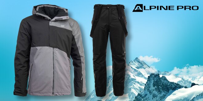 Pánská lyžařská bunda a kalhoty Alpine Pro