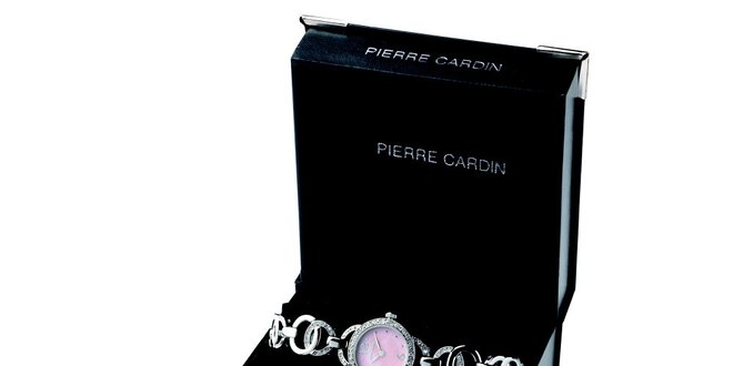 Dárková sada Pierre Cardin - hodinky s náhrdelníkem a náušnicemi