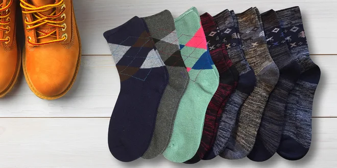 Dámské termo ponožky s příměsí bambusového vlákna