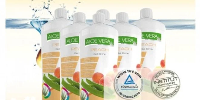 280  za 95% Aloe Vera gel s příchutí broskve v původní hodnotě 588 Kč